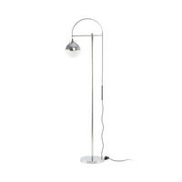 STEHLEUCHTE  44/160/44 cm   - Silberfarben/Goldfarben, Design, Glas/Metall (44/160/44cm) - Kayoom