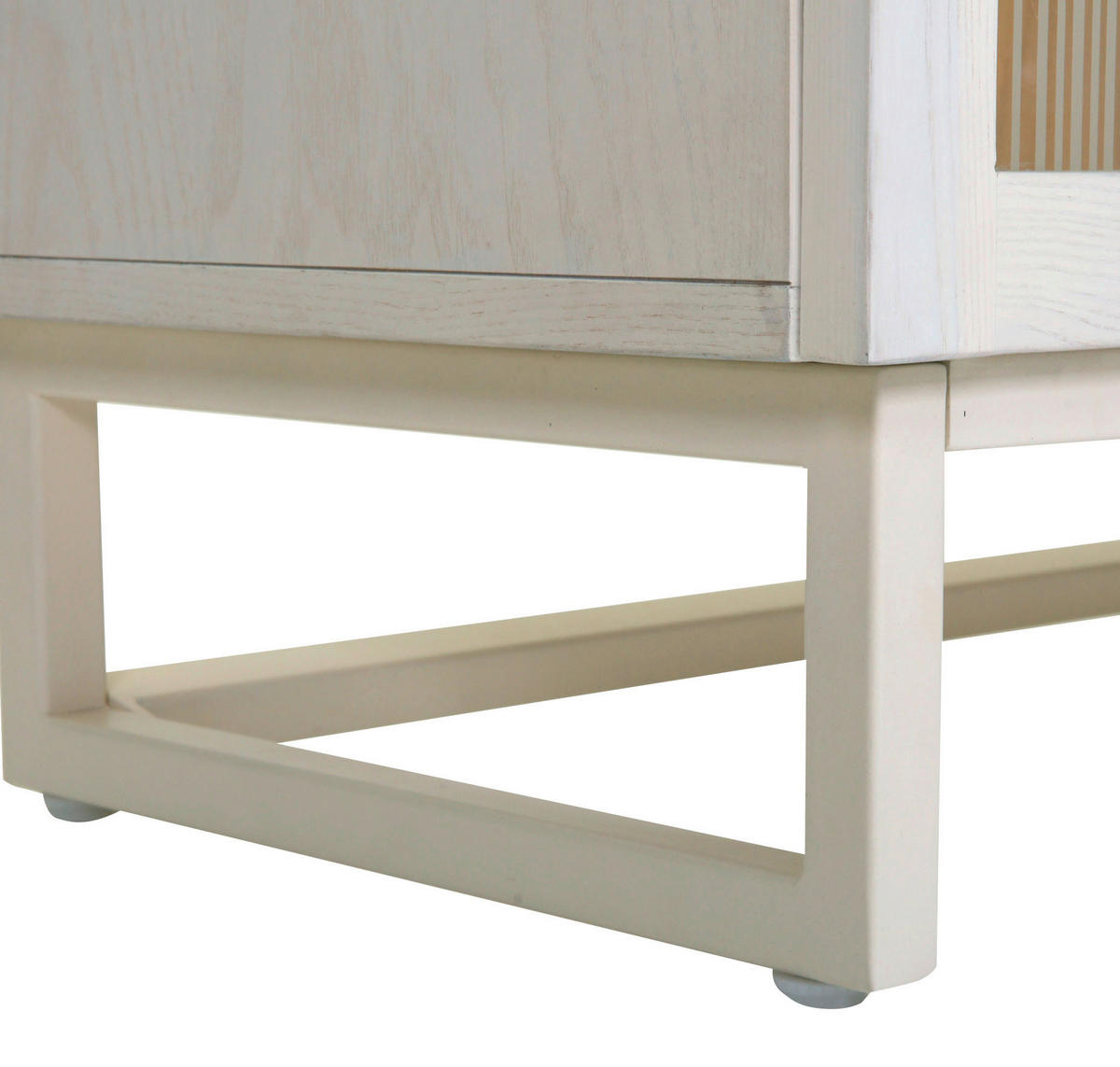 HIGHBOARD BORAS, 90/145/43 cm, 2 Schublade(n)  - Schwarz/Weiß, MODERN, Glas/Holz (90/145/43cm) - Lomoco