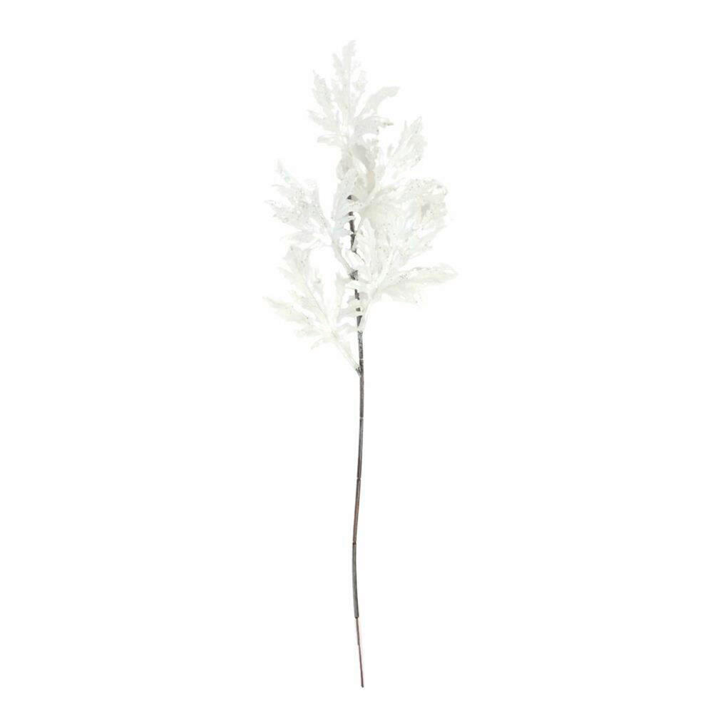 OKRASNA VEJA           46 cm    - bela, Basics, umetna masa (46cm)