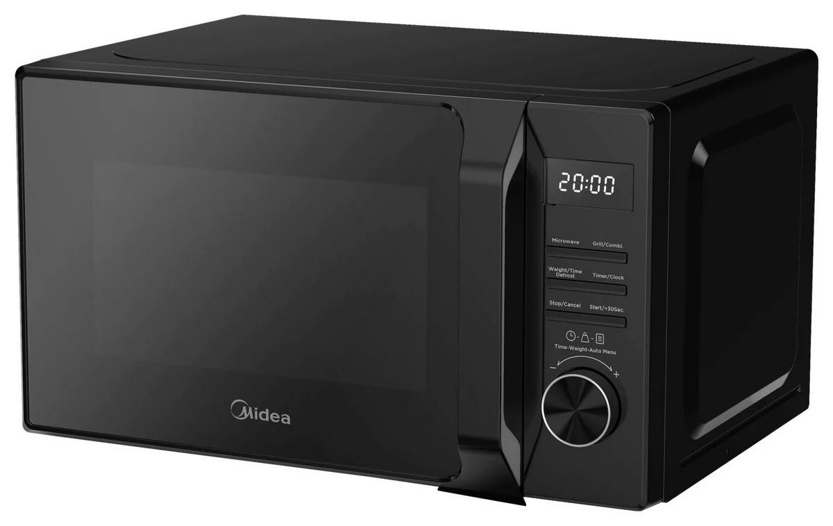 MIKROWELLE AG20CF2EBK  - Schwarz, Basics, Metall (35,8/44/25,8cm) - Midea