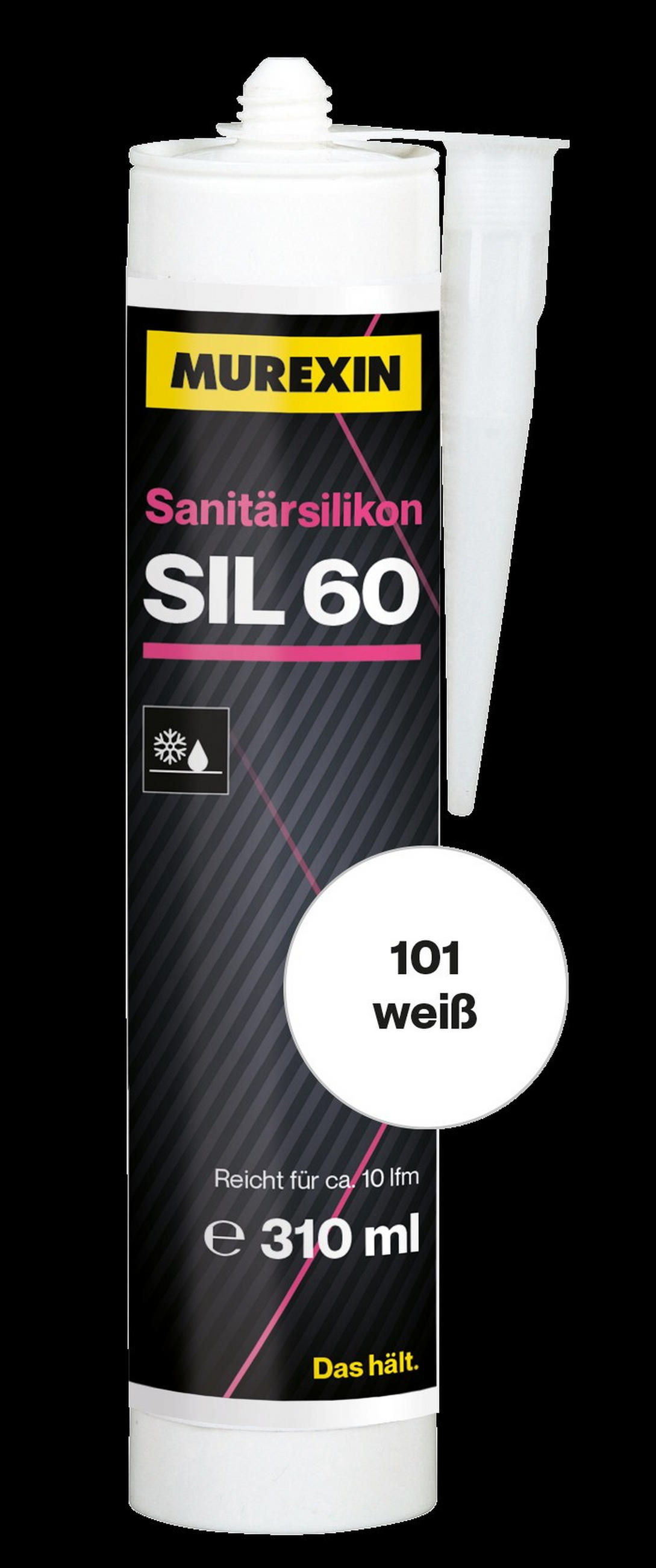 SANITÄRSILIKON WEISS - Weiß, Basics - Murexin