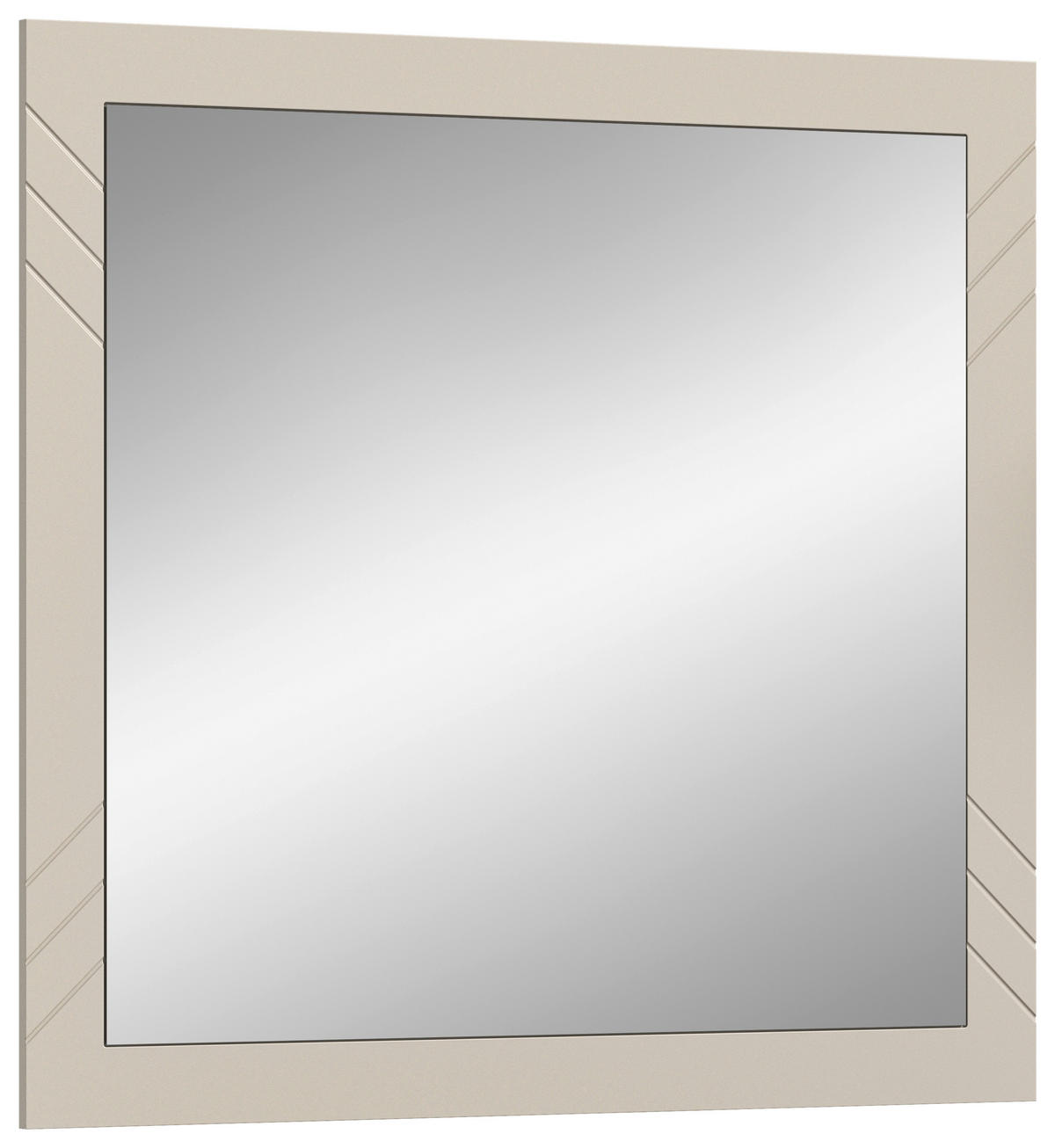 OGLEDALO, 80/80/2 cm steklo, leseni material  - Design, steklo/leseni material (80/80/2cm) - MID.YOU