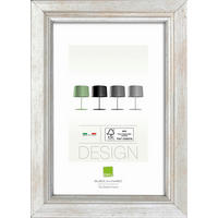 RAHMEN  - Silberfarben, Basics, Glas/Holz (31,6cm)