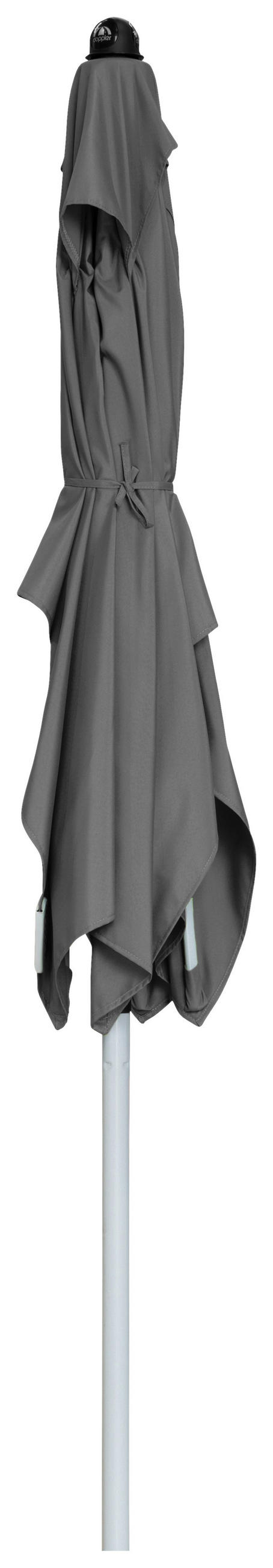 SONNENSCHIRM 300x200 cm Anthrazit  - Anthrazit/Silberfarben, Design, Textil/Metall (300/200cm) - Doppler