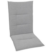 JASTUK ZA STOLICU SA NASLONOM  48/5/108 cm    - svetlosiva, Osnovno, tekstil (48/5/108cm)