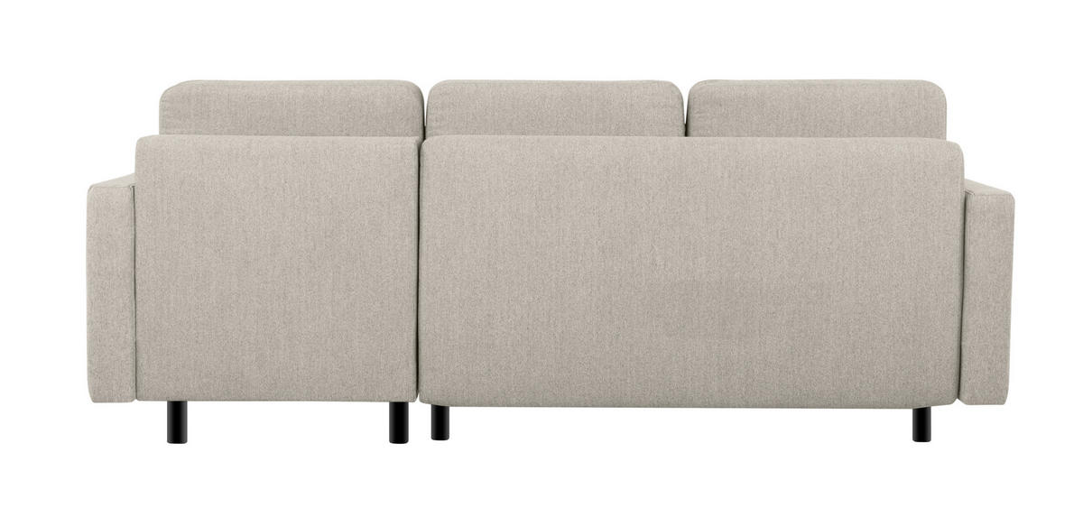 ECKSOFA in Hellgrau  - Buchefarben/Hellgrau, Design, Holz/Textil (223/157cm) - MID.YOU