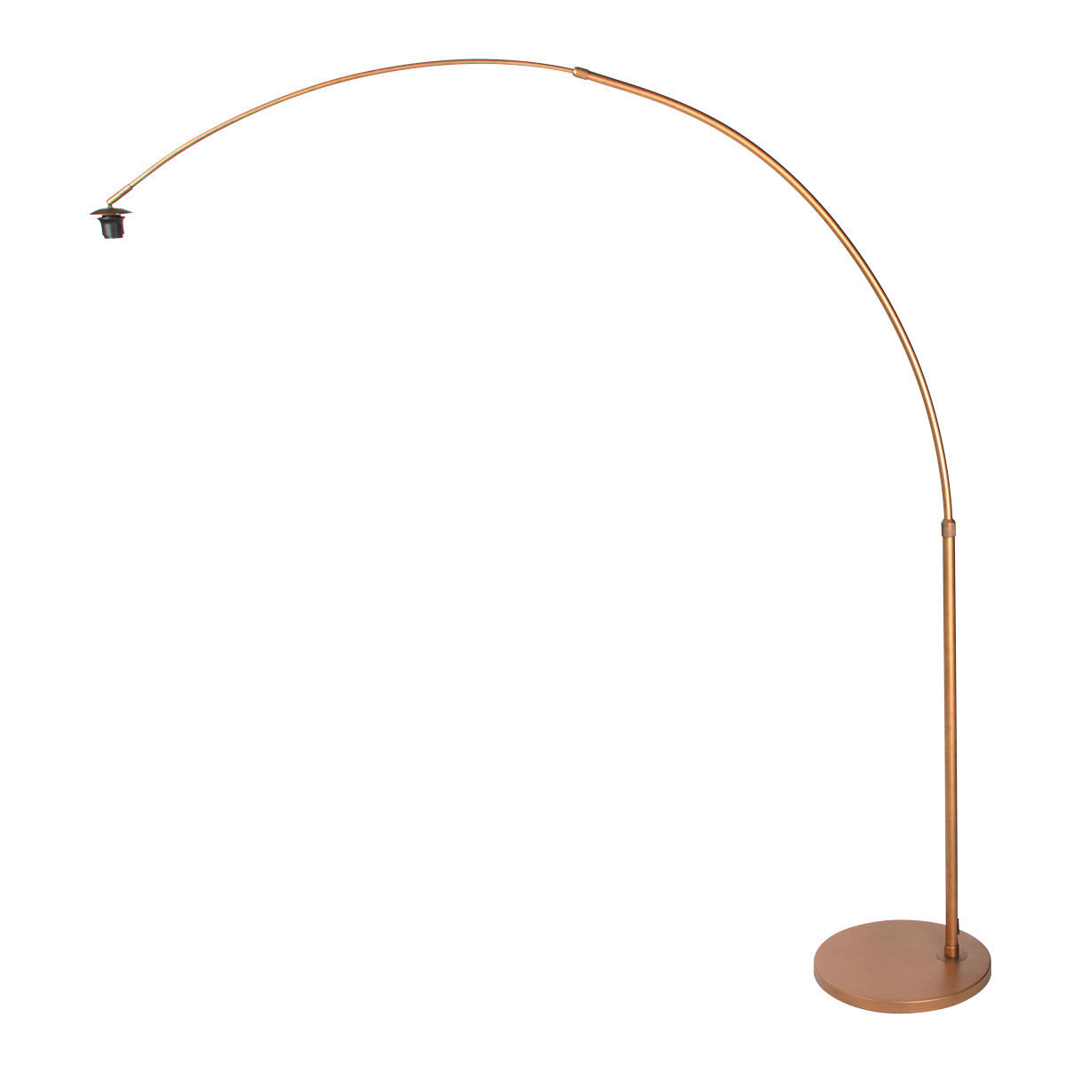 BOGENLEUCHTE Sparkled Light 45/240/210 cm   - Bronzefarben, Design, Metall (45/240/210cm)