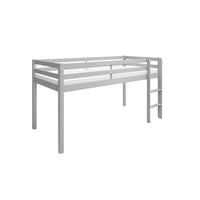 HOCHBETT 90/200 cm,  in Absturzsicherung, Rutsche, Lattenrost  - Grau, MODERN, Holz (90/200cm) - Chameo