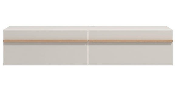 HÄNGELOWBOARD Kaschmir, Eiche Artisan  - Kaschmir/Eiche Artisan, Basics, Holzwerkstoff (154/32/41,5cm) - Carryhome