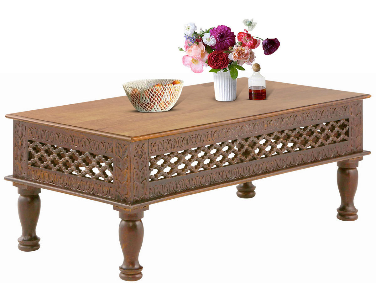 COUCHTISCH in Holz 120/60/45 cm  - Braun, Design, Holz (120/60/45cm) - MID.YOU