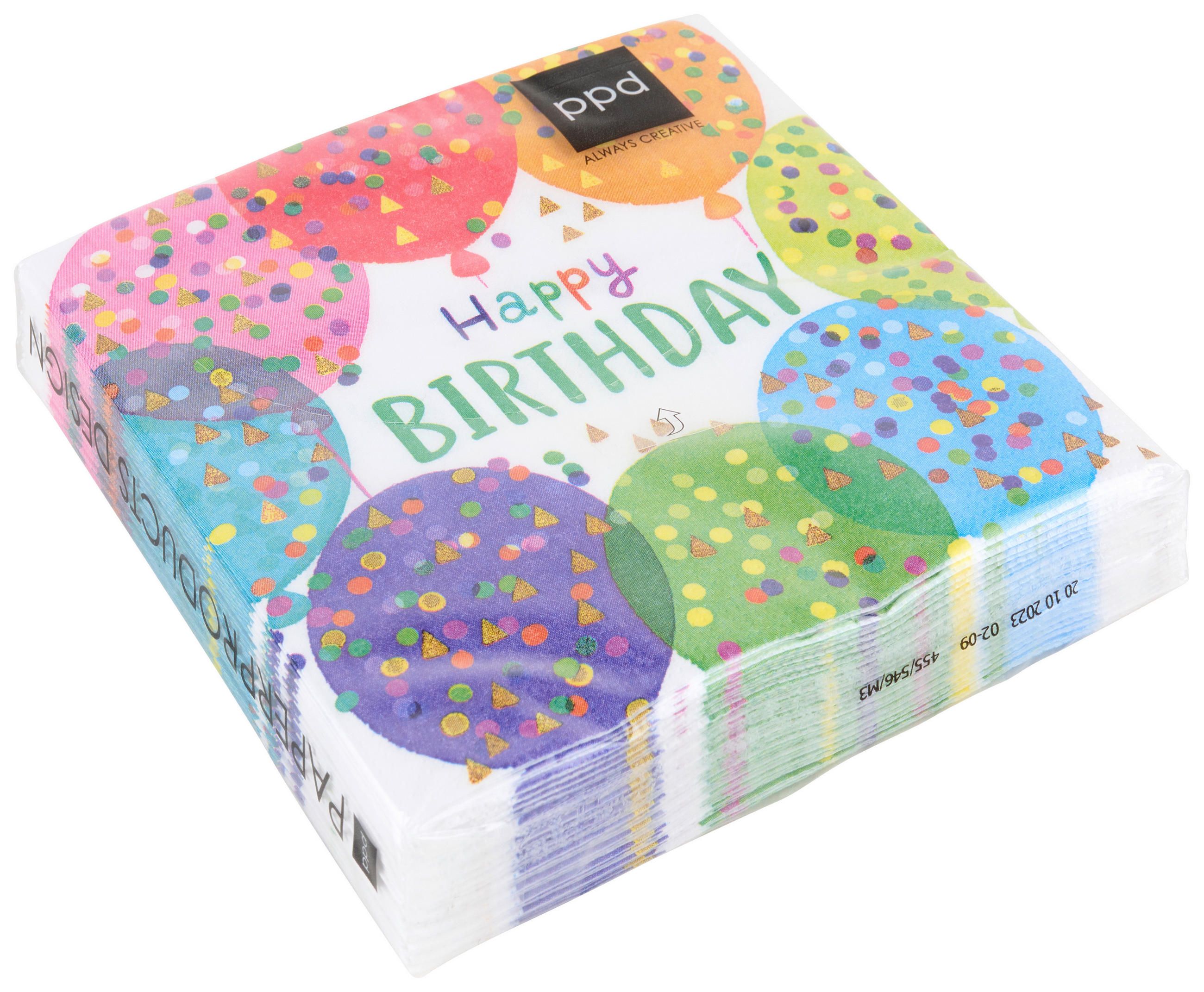 SERVIETTE  25/25 cm  12 Stück  - Blau/Schwarz, Basics, Papier (25/25cm)