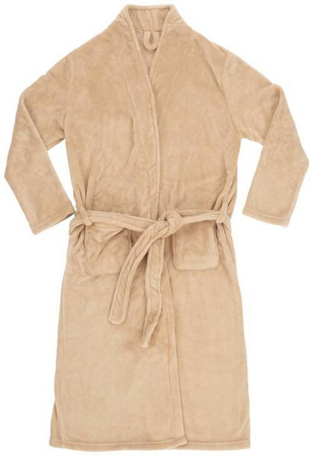 BADEMANTEL LUCA S Unisex  - Sandfarben, Basics, Textil (Snull) - Esposa