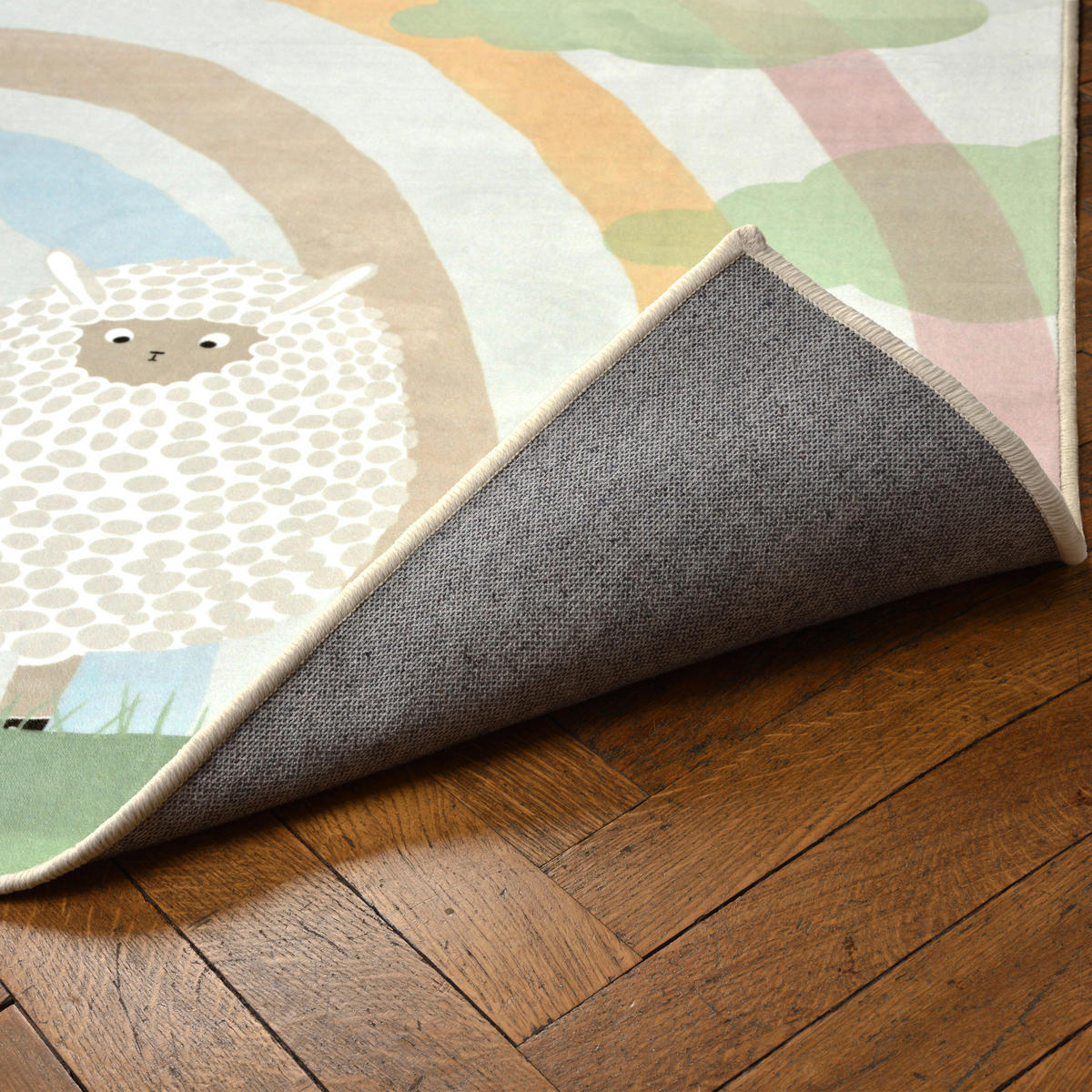 DĚTSKÝ KOBEREC, 120/180 cm, vícebarevná, světle zelená - světle zelená/vícebarevná, Design, textil/plast (120/180cm) - Lindorug