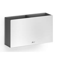 ZAHNBÜRSTENHALTER  - Edelstahlfarben, Basics, Metall (16,5/9,6/6cm) - Zack