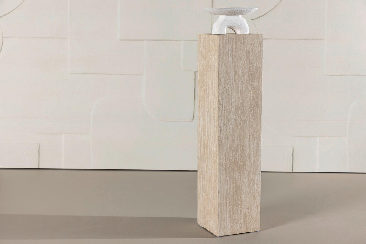 BEISTELLTISCH 23/23/95 cm Pappel Beige  - Beige, MODERN, Holz (23/23/95cm) - Livetastic