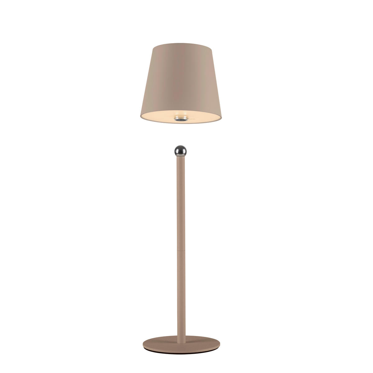 LED-TISCHLEUCHTE Boteria 11/11/37 cm   - Sandfarben, MODERN, Kunststoff/Metall (11/11/37cm)