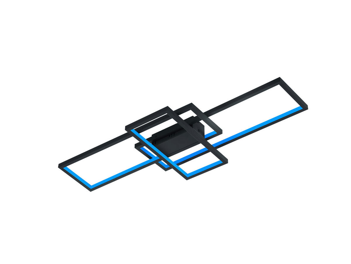 LED-DECKENLEUCHTE Thiago 104/42/8,5 cm  - Anthrazit, Design, Metall (104/42/8,5cm) - Trio Leuchten