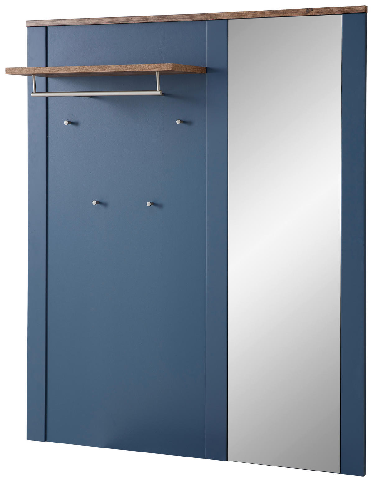 GARDEROBENPANEEL 130/154/30 cm  - Blau/Eichefarben, Lifestyle, Holzwerkstoff (130/154/30cm) - MID.YOU