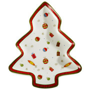PLADANJ ZA SERVIRANJE - višebojno, Basics, keramika (22,86cm) - X-Mas