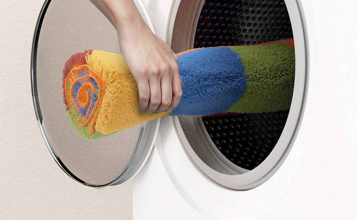 BADEMATTE GRUND Multicolor 60/100 cm  - Multicolor, Basics, Kunststoff/Textil (60/100cm) - Grund