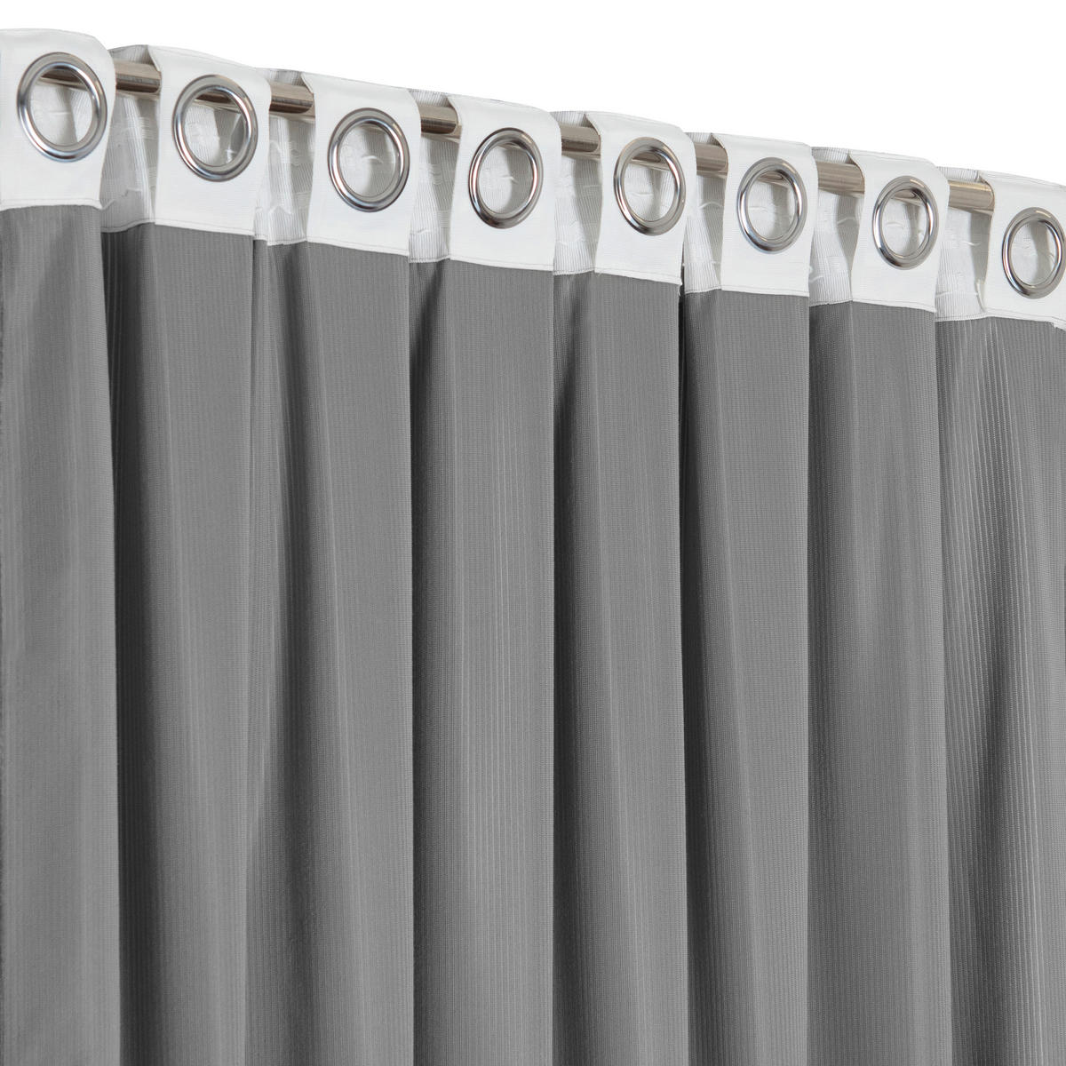 FERTIGVORHANG blickdicht  - Grau, Basics, Textil (140/240cm)