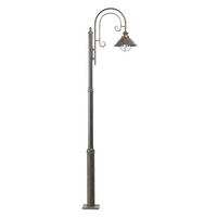 AUßENSTEHLEUCHTE  56 cm  - Rostfarben, LIFESTYLE, Metall (56cm)