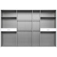 DREHTÜRENSCHRANK  in Graphitfarben, Sahara  - Schwarz/Graphitfarben, KONVENTIONELL, Holzwerkstoff/Kunststoff (313/208/58cm) - Carryhome