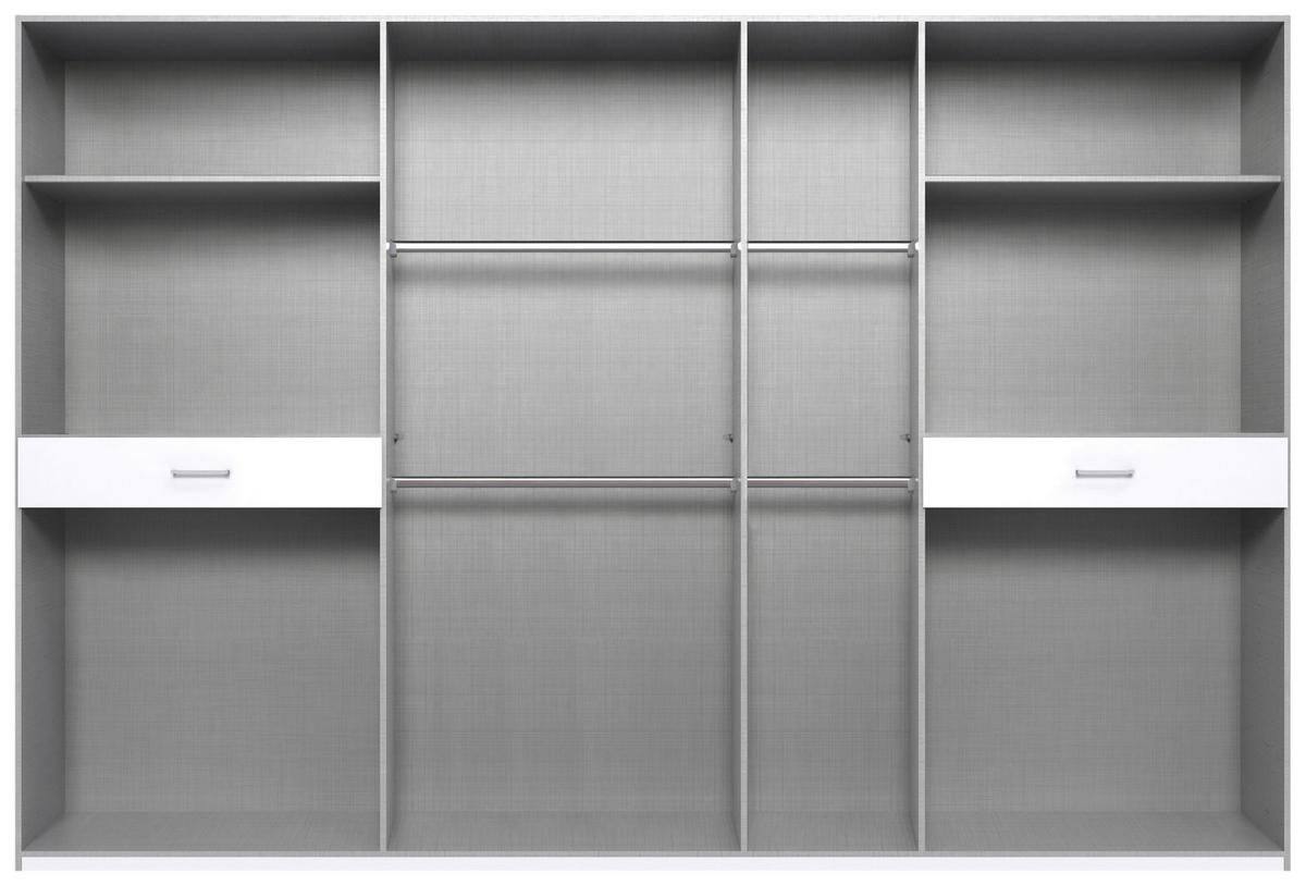 DREHTÜRENSCHRANK in Graphitfarben  - Schwarz/Graphitfarben, Konventionell, Holzwerkstoff/Kunststoff (313/208/58cm) - Carryhome