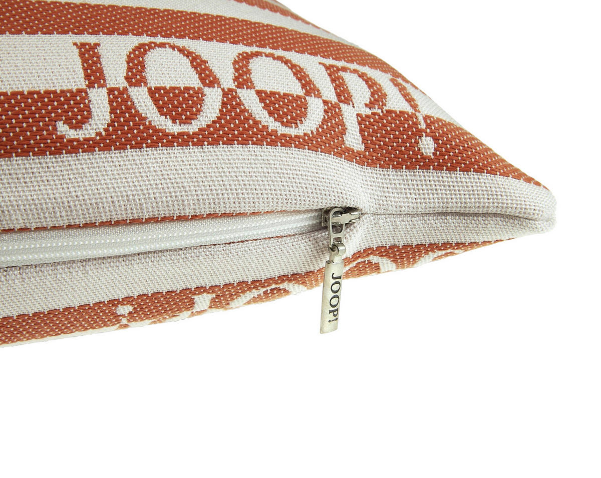 OUTDOOR-KISSEN  - Aprikose/Weiß, Design, Textil (30/50cm) - Joop!