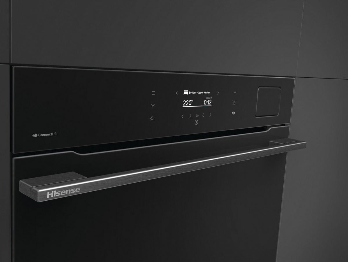 DAMPFBACKOFEN BAS614P8B  - Schwarz, Basics, Metall (59,5/59,5/56,4cm) - Hisense