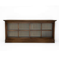 SIDEBOARD UrbanClass  in 190,5/82/49 cm  - Nussbaumfarben/Creme, LIFESTYLE, Glas/Holz (190,5/82/49cm) - Livetastic