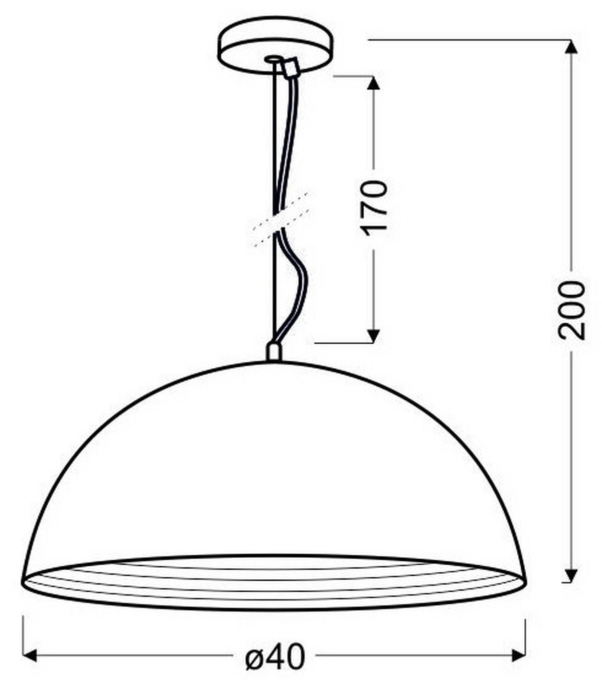 HÄNGELEUCHTE 40/40/110 cm  - Chromfarben, Basics, Metall (40/40/110cm)