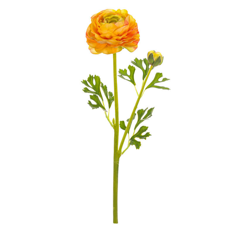 DEKORAČNÍ KVĚTINA 47 cm - žlutá, Basics, textil (47cm)