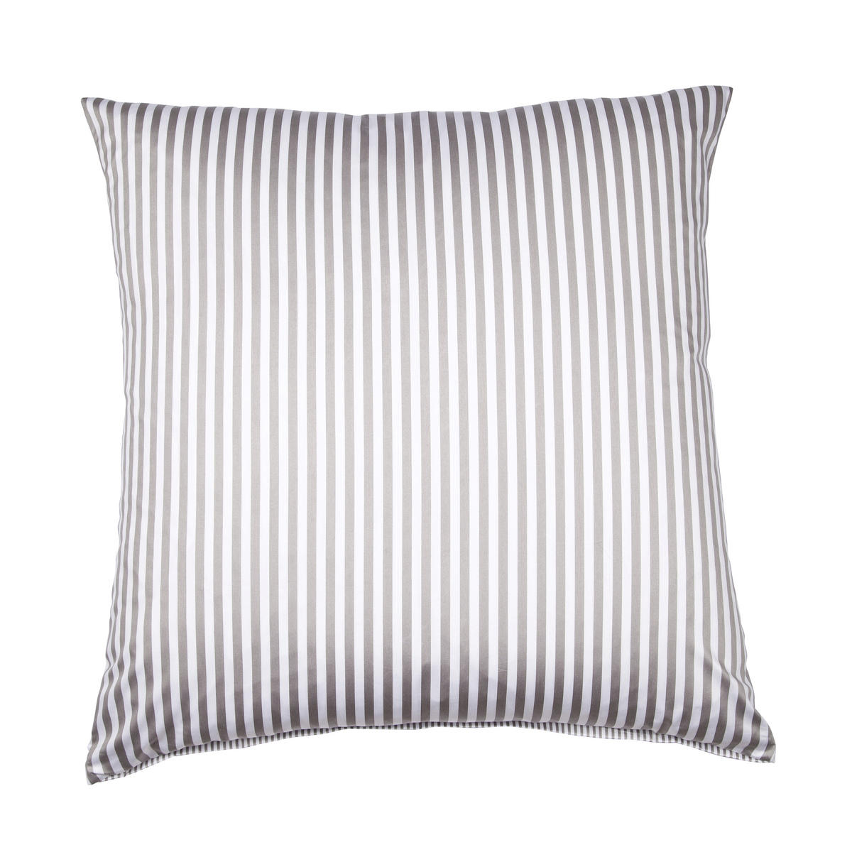 KISSENHÜLLE Giorgio 80/80 cm  - Weiß/Braun, KONVENTIONELL, Textil (80/80cm) - Janine