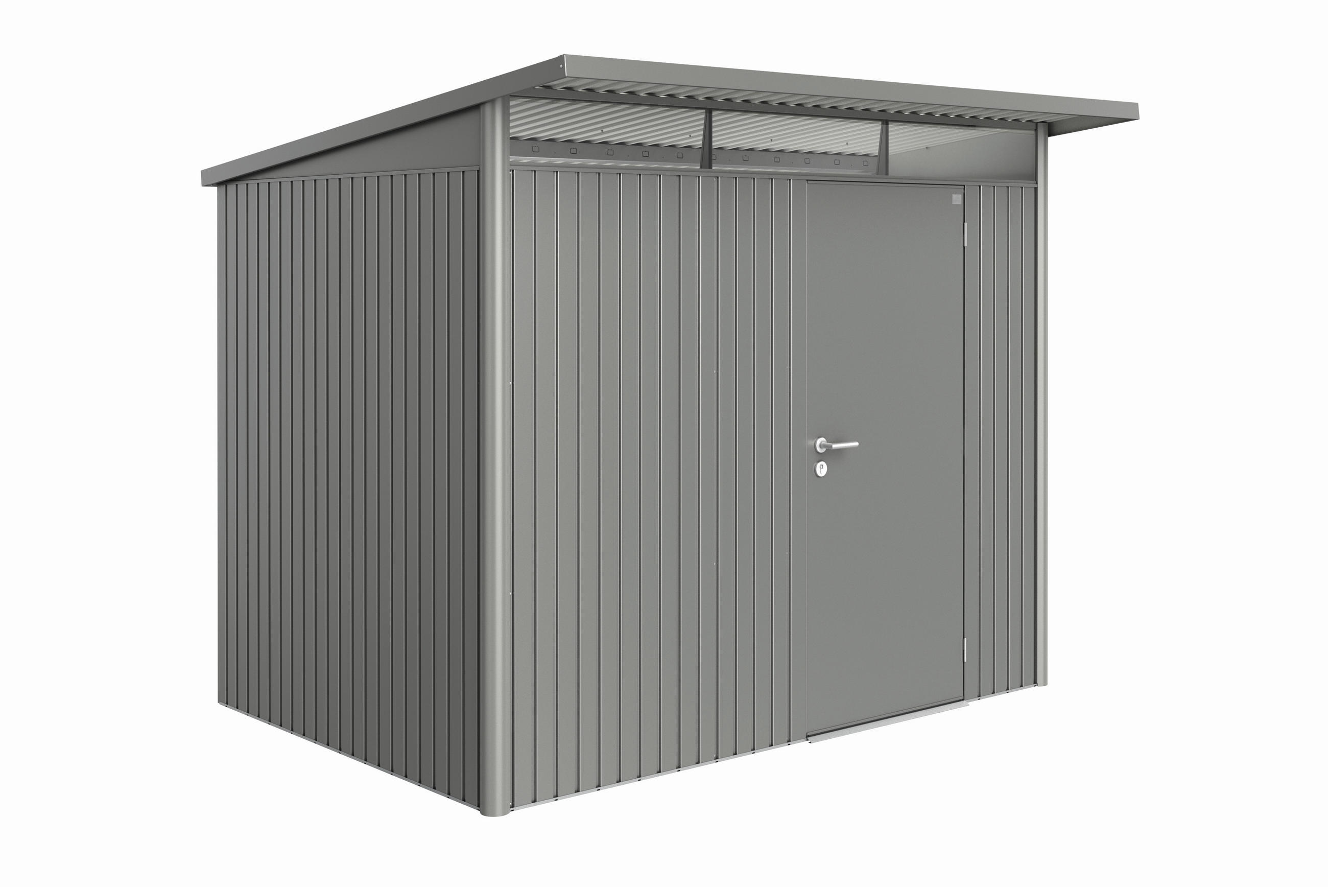 GERÄTEHAUS 260/218/220 cm  - Anthrazit, Basics, Metall (260/218/220cm) - Biohort