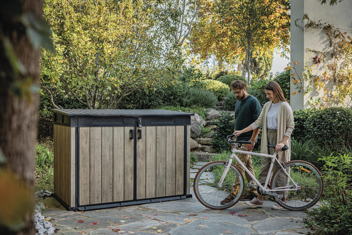 ÚLOŽNÝ BOX   - farba jaseňa, Basics, plast (190/132/109cm) - Ambia Garden