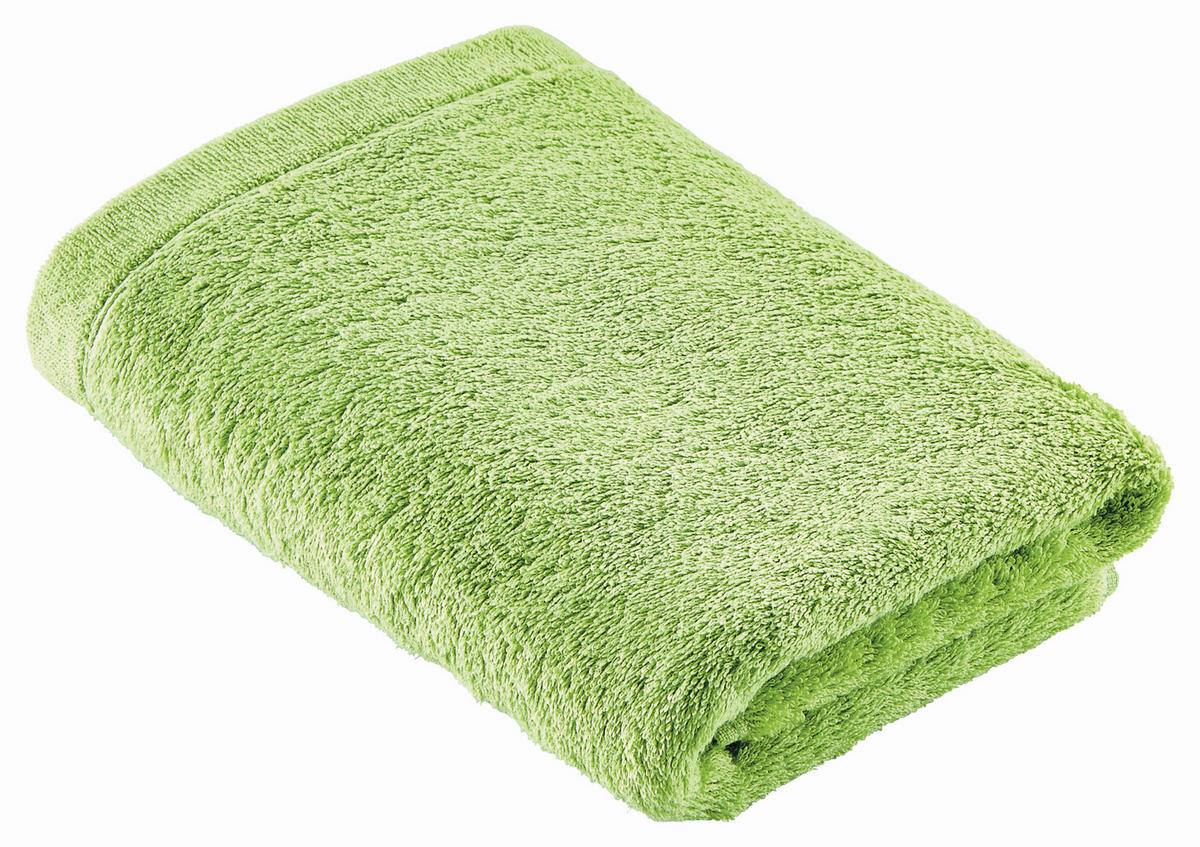 DUSCHTUCH Lifestyle Uni 70/140 cm  - Hellgrün, Basics, Textil (70/140cm) - Cawoe