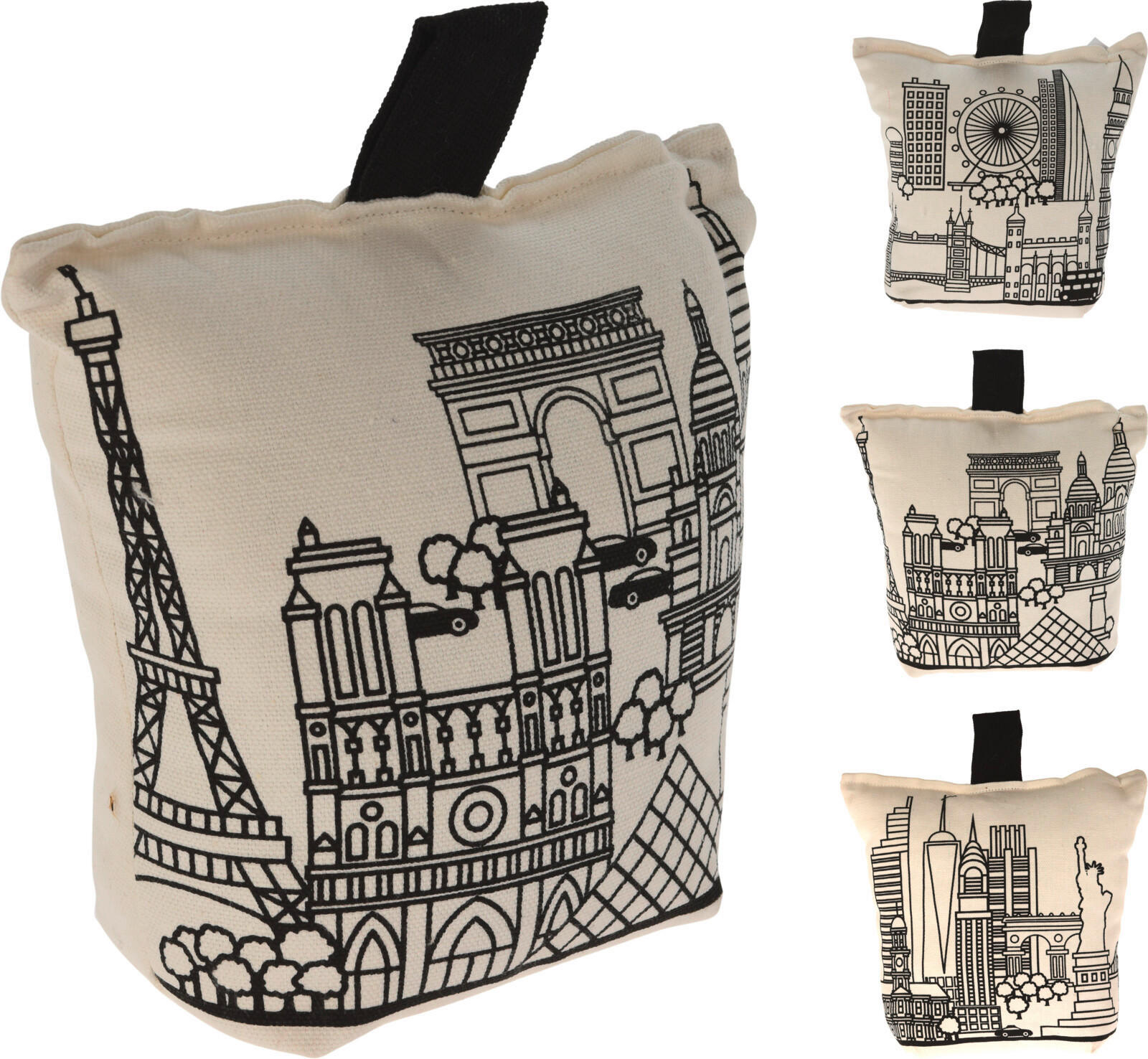 ZARÁŽKA NA DVERE - Design, textil/plast (8/15/20cm)