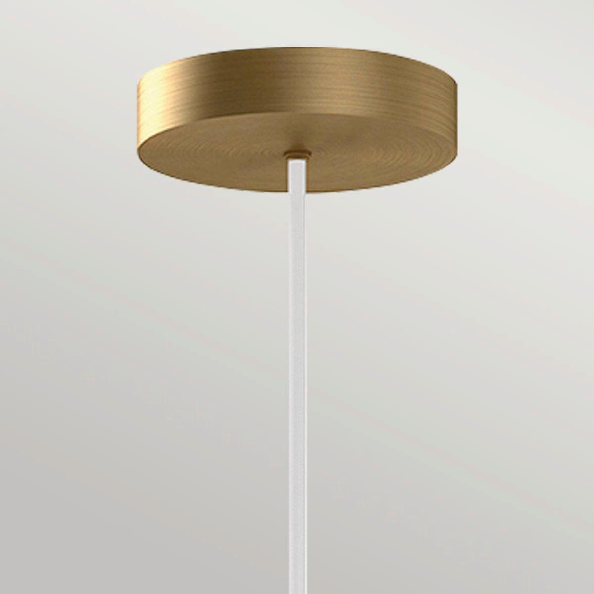 LED-HÄNGELEUCHTE 19,80/49,30 cm  - Goldfarben, KONVENTIONELL, Glas/Metall (19,80/49,30cm) - Elstead Lighting
