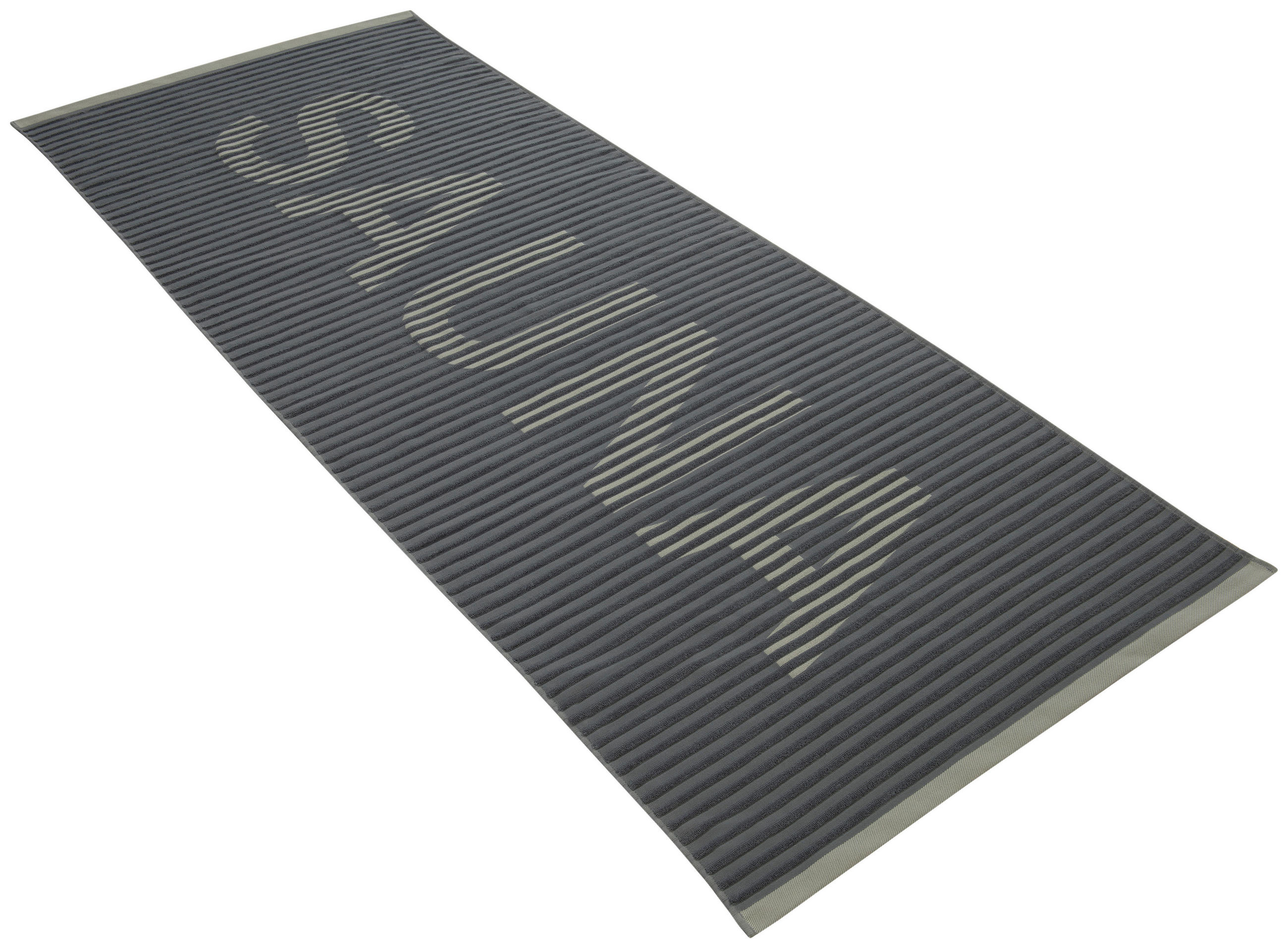 SAUNOVÁ OSUŠKA, 80/200 cm, šedá - šedá, Basics (80/200cm) - Vossen