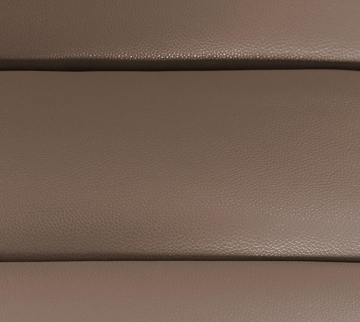 RELAXLIEGE in Echtleder Dunkelbraun  - Dunkelbraun/Silberfarben, Design, Leder/Metall (65/65-95/171cm) - Livetastic