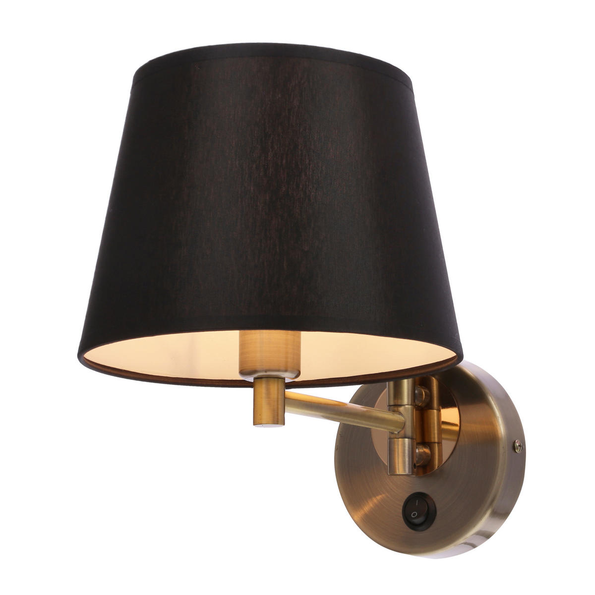 BILDERLEUCHTE Ibis 20/29/25 cm   - Schwarz/Bronzefarben, KONVENTIONELL, Kunststoff/Metall (20/29/25cm)