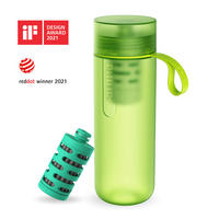 Wasserflasche mit Filter   - Limette, Basics, Kunststoff (7,5/7,5/21,2cm) - Philips