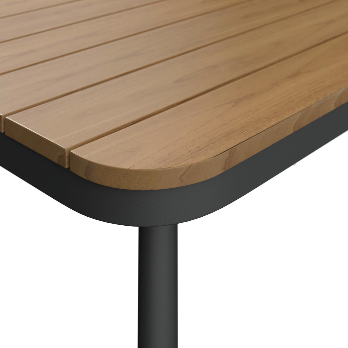 LOUNGEGARNITUR 218/188 cm Aluminium, Stahl  - Anthrazit/Hellgrau, MODERN, Kunststoff/Textil (218/188cm) - Ambia Garden