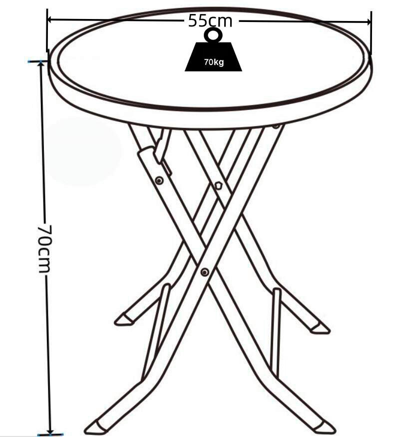 GARTENTISCH Metall, Glas Anthrazit rund  - Anthrazit, MODERN, Glas/Metall (55/70cm) - MID.YOU