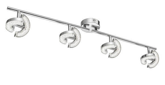 LED-STRAHLER - Weiß, Design, Kunststoff/Metall (11/78cm) - Novel