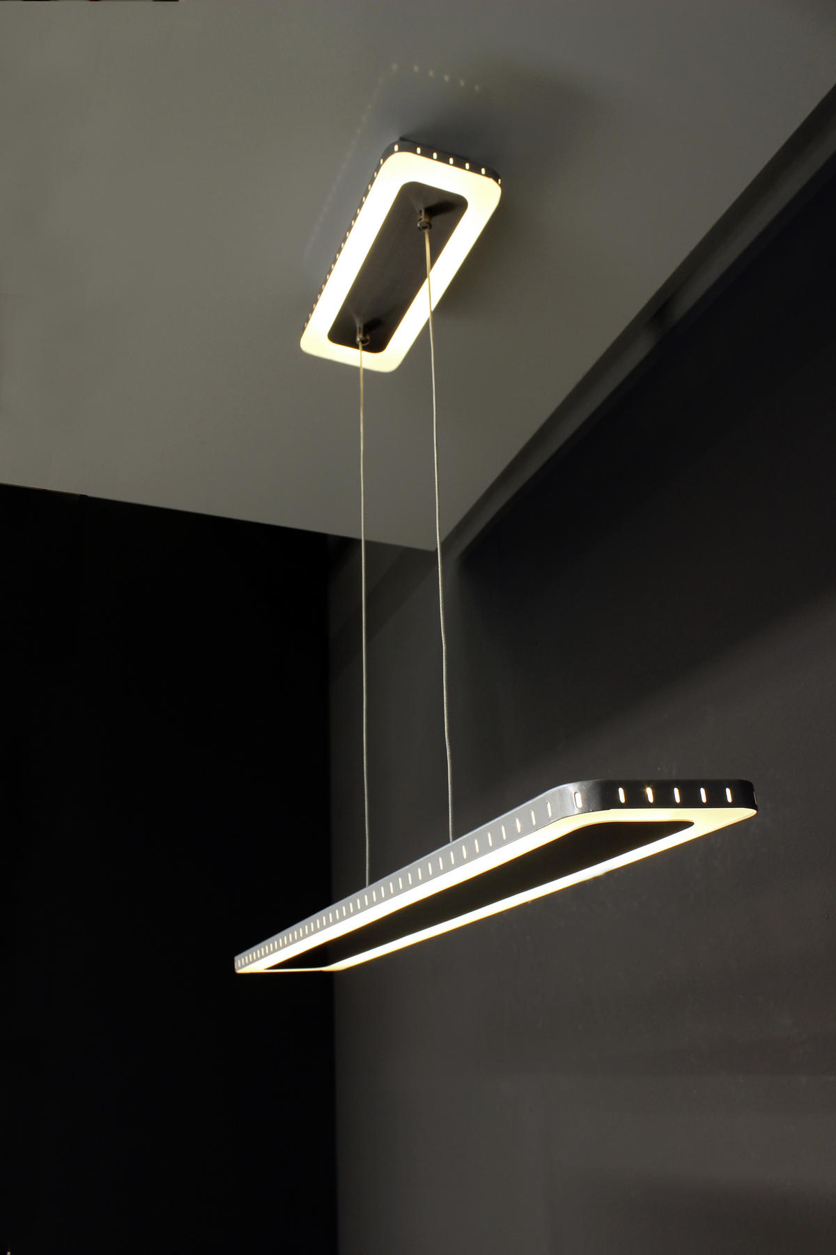 LED-HÄNGELEUCHTE 70/12/120 cm  - Edelstahlfarben, Design, Metall (70/12/120cm)