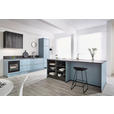 EINBAUKÜCHE   - Pastellblau, Design, Holzwerkstoff - Xora