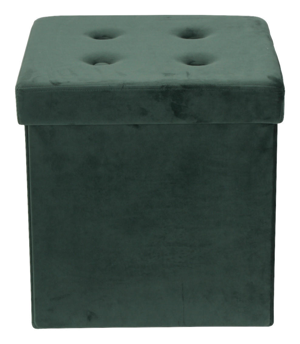 SITZBOX  - Grün, MODERN, Textil (38/38/38cm) - Carryhome