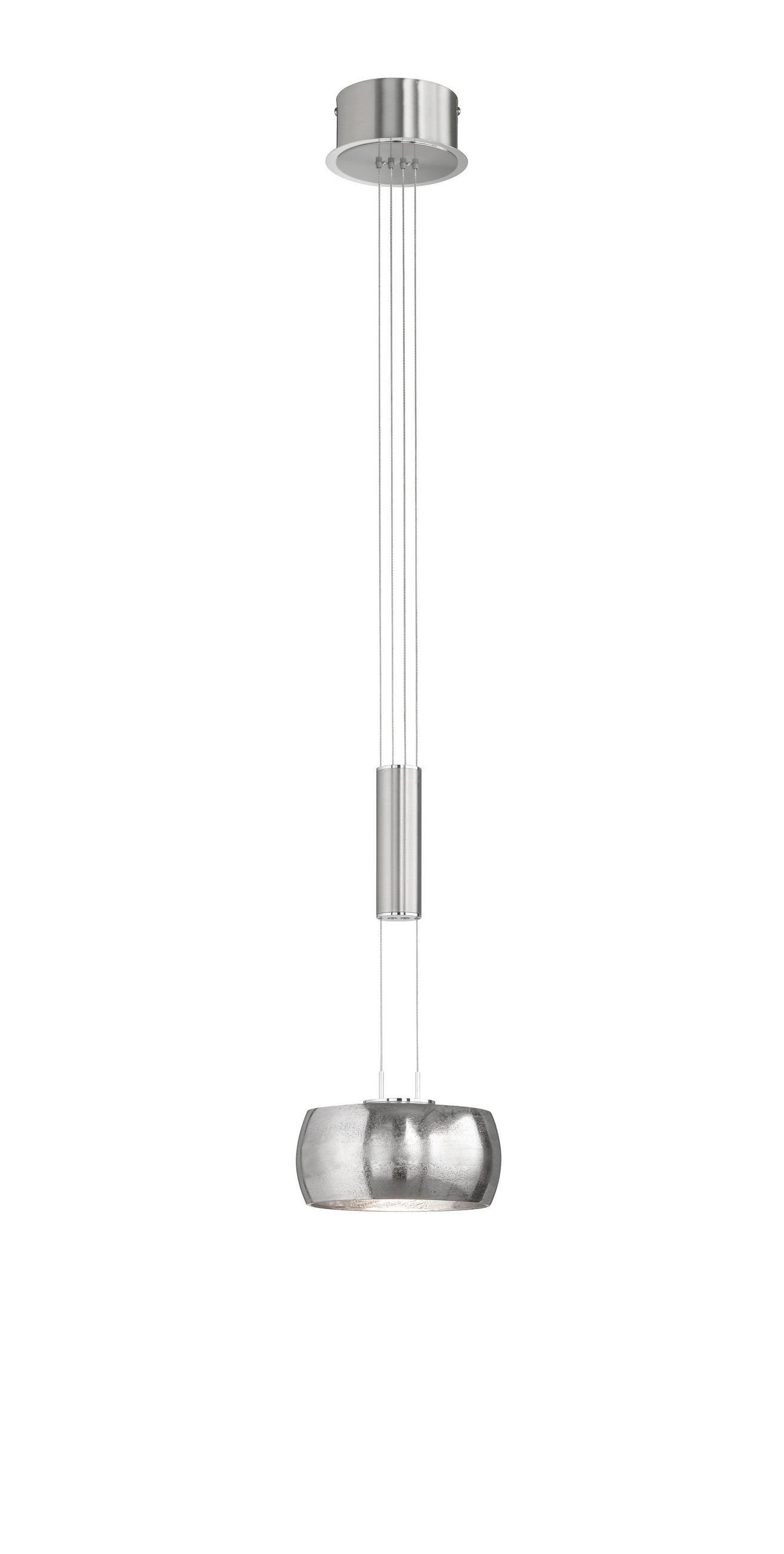 LED-Hängeleuchte 60207 20 cm  - nickelfärgad, Design, metall (20cm) - Fischer & Honsel